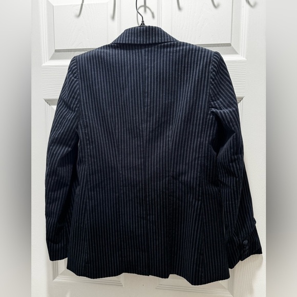 FRAME Fine Variegated One-Button Blazer Jacket 2 - Picture 5 of 9
